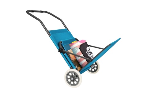 LEŻAK Z DASZKIEM NIEBIESKI NC3307 /NILS