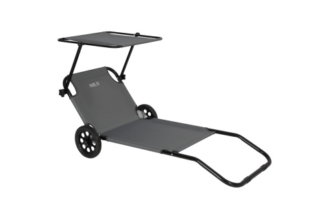 LEŻAK Z DASZKIEM SZARY NC3307 /NILS