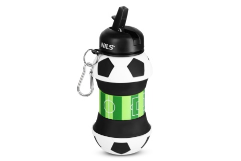 BUTELKA SPORTOWA SKŁADANA 550ML FOOTBALL NC4104 /NILS