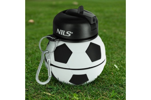 BUTELKA SPORTOWA SKŁADANA 550ML FOOTBALL NC4104 /NILS