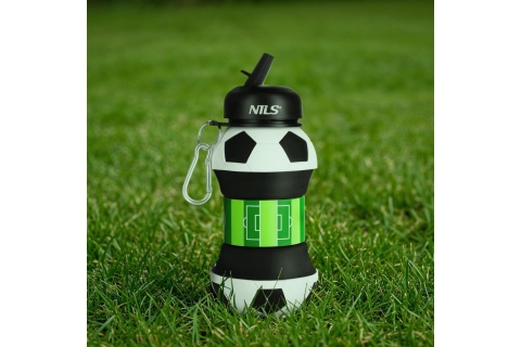 BUTELKA SPORTOWA SKŁADANA 550ML FOOTBALL NC4104 /NILS