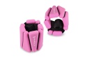 SILIKONOWE RÓŻOWE OBCIĄŻNIKI DO ĆWICZEŃ NA KOSTKI I NADGARSTKI SNK01 PINK /HMS