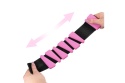 SILIKONOWE RÓŻOWE OBCIĄŻNIKI DO ĆWICZEŃ NA KOSTKI I NADGARSTKI SNK01 PINK /HMS