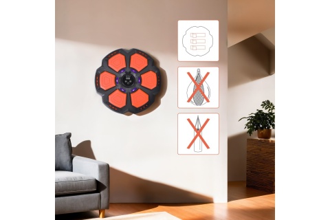 ELEKTRONICZNA TARCZA BOKSERSKA BLUETOOTH Z MUZYKĄ I RĘKAWICAMI TB06 /HMS