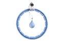 HULA HOP MAGNETYCZNY Z LICZNIKIEM BLUE HHM15 + PAS BR163 BLACK PLUS SIZE ZESTAW /HMS