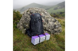 KARIMATA SKŁADANA TURYSTYCZNA Z PODBICIEM ALUMINIOWYM + XPE 195 CM FIOLETOWA NC17103 /NILS CAMP