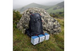 KARIMATA SKŁADANA TURYSTYCZNA Z PODBICIEM ALUMINIOWYM + XPE 195 CM NIEBIESKA NC17103 /NILS CAMP