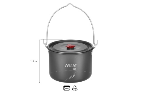 GARNEK TURYSTYCZNY Z POKRYWKĄ 4 L NC17117 /NILS CAMP