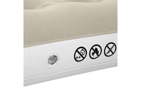 MATERAC TURYSTYCZNY DMUCHANY 191X137X22 CM BEŻOWY NC2802 /NILS CAMP