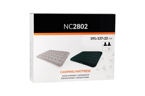 MATERAC TURYSTYCZNY DMUCHANY 191X137X22 CM BEŻOWY NC2802 /NILS CAMP