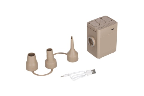 MATERAC DWUOSOBOWY KING SIZE ZIELONY + POMPKA ELEKTRYCZNA NC2808 /NILS CAMP