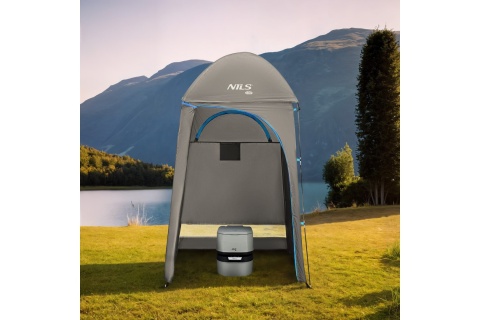 PRZEBIERALNIA TURYSTYCZNA XL SZARA NC3025 /NILS CAMP