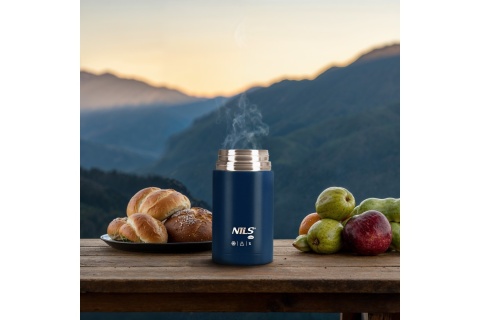 TERMOS OBIADOWY 1000ML NIEBIESKI NC3802 /NILS CAMP