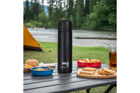 TERMOS TURYSTYCZNY 500 ML CZARNY NC3803 /NILS CAMP