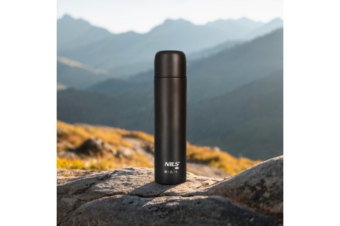 TERMOS TURYSTYCZNY 1000 ML CZARNY NC3804 /NILS CAMP