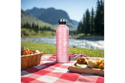 BUTELKA TURYSTYCZNA 750ML RÓŻOWA NC3805 /NILS CAMP