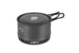 GARNEK TURYSTYCZNY Z RADIATOREM ALUMINIOWY Z POKRYWĄ 1000ML NC4203 /NILS CAMP