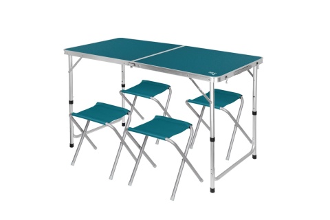 STÓŁ I KRZESŁA ZESTAW NIEBIESKI NC1633 /NILS CAMP