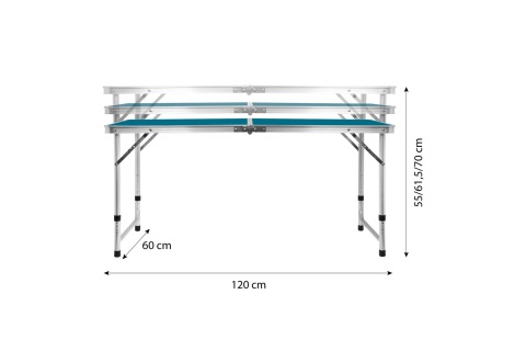 STÓŁ I KRZESŁA ZESTAW NIEBIESKI NC1633 /NILS CAMP
