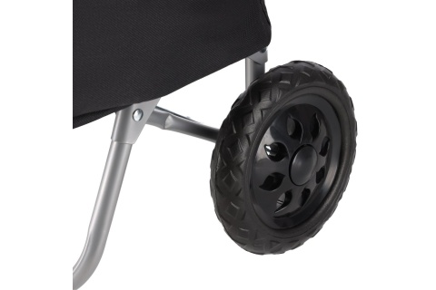 WÓZEK NA ZAKUPY 40L CZARNY NC17106 /NILS CAMP