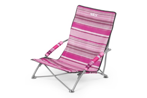 KRZESŁO PLAŻOWE RÓŻOWE NC3035 /NILS