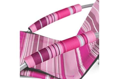 KRZESŁO PLAŻOWE RÓŻOWE NC3035 /NILS