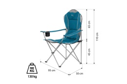 KRZESŁO TURYSTYCZNE TURKUSOWE NC3080 /NILS CAMP