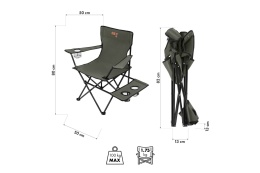 KRZESŁO TURYSTYCZNE KHAKI NC3301 /NILS CAMP