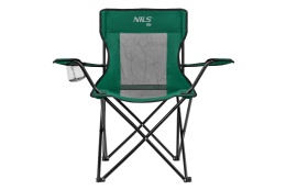 KRZESŁO TURYSTYCZNE ZIELONO-CZARNY NC3302 /NILS CAMP