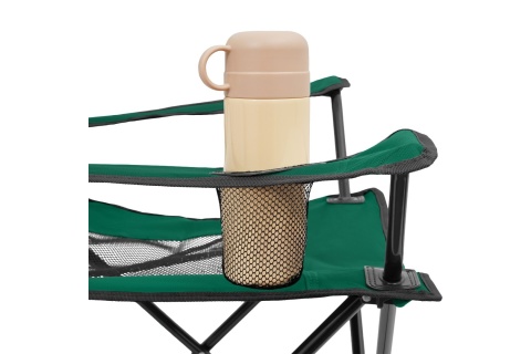 KRZESŁO TURYSTYCZNE ZIELONO-CZARNY NC3302 /NILS CAMP