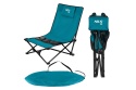 KRZESŁO PLAŻOWE NIEBIESKO CZARNE NC3306 /NILS CAMP
