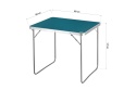 STÓŁ KEMPINGOWY 80X60X70 CM NIEBIESKI NC3401 /NILS CAMP