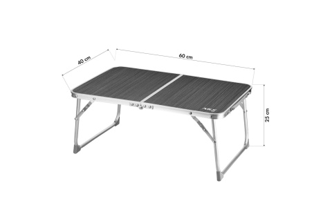 STÓŁ TURYSTYCZNY SKŁADANY NISKI CIEMNOSZARY NC3402 /NILS CAMP