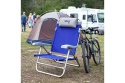 KRZESŁO TURYSTYCZNE 2W1 SKŁADANE NIEBIESKO-SZARE NC3502 /NILS CAMP