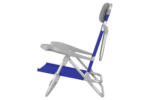 KRZESŁO TURYSTYCZNE 2W1 SKŁADANE NIEBIESKO-SZARE NC3502 /NILS CAMP