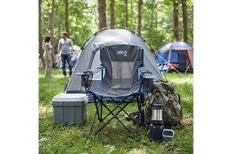 KRZESŁO TURYSTYCZNE SZARE NC3706 /NILS CAMP