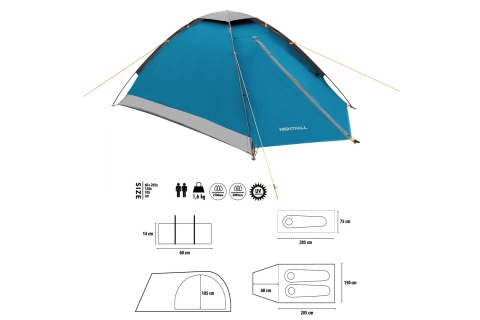 NAMIOT KEMPINGOWY JASNO SZARO-NIEBIESKI NIGHTFALL NC6033 /NILS CAMP