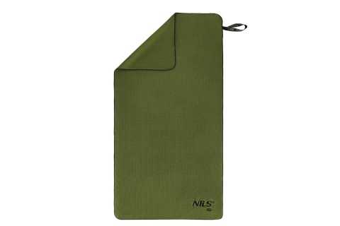 RĘCZNIK Z MIKROFIBRY WOJSKOWY KHAKI 120X60 CM NCR15 /NILS CAMP