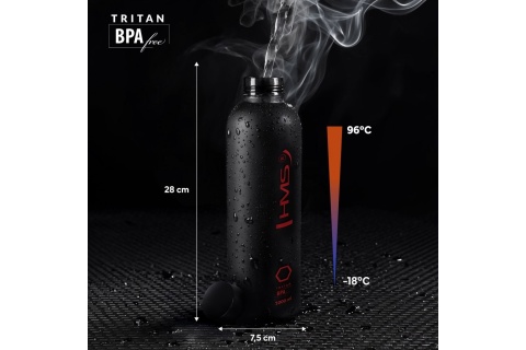 BUTELKA TRITANOWA CZARNA NCD61 /HMS