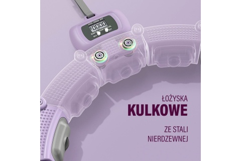 HULA HOP Z MAGNESAMI I OBCIĄŻNIKIEM HHM14 /HMS