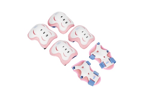 ŁYŻWOROLKI LED + OCHRANIACZE MOONBEAM BIAŁE ROZM. M(35-38) ZESTAW NA0189 /NILS EXTREME