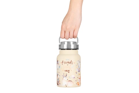 BUTELKA NA WODĘ 520ML STALOWA FOREST NC3806 /NILS CAMP