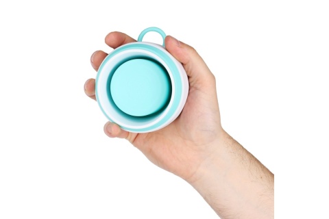 KUBEK SILIKONOWY SKŁADANY 355ML MIĘTOWY NC4103 /NILS CAMP