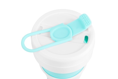 KUBEK SILIKONOWY SKŁADANY 355ML MIĘTOWY NC4103 /NILS CAMP