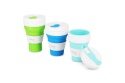KUBEK SILIKONOWY SKŁADANY 355ML MIĘTOWY NC4103 /NILS CAMP