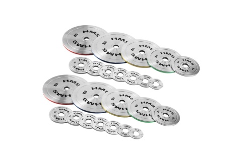 TALERZE OLIMPIJSKIE STALOWE KALIBROWANE ZESTAW 2 X 0.25-25KG (168 KG) TOS /HMS