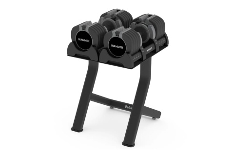 HANTLE REGULOWANE ZE STOJAKIEM ZESTAW 2 X 23 KG STRONGLOCK 8.0 /HAMMER