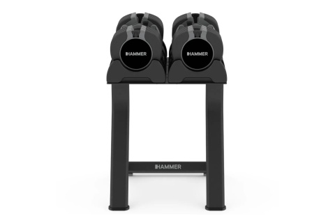 HANTLE REGULOWANE ZE STOJAKIEM ZESTAW 2 X 23 KG STRONGLOCK 8.0 /HAMMER