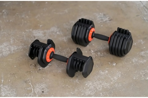 HANTLE REGULOWANE ZE STOJAKIEM ZESTAW 2X25 KG STRONGLOCK 4.0 HAMMER