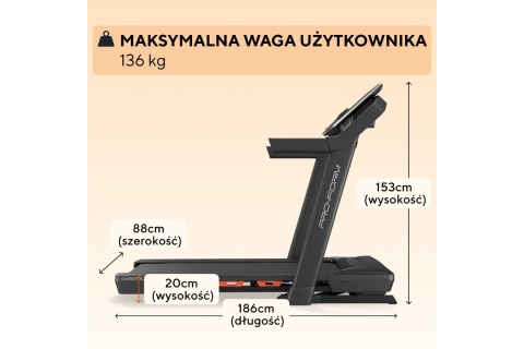 BIEŻNIA ELEKTRYCZNA CARBON TLX /PROFORM